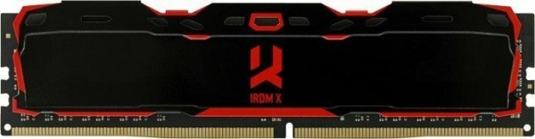 8GB goodram IRDM X BLACK, DDR4-3200 DIMM, CL16-18-18-36 (IR-X3200D464L16S/8G)