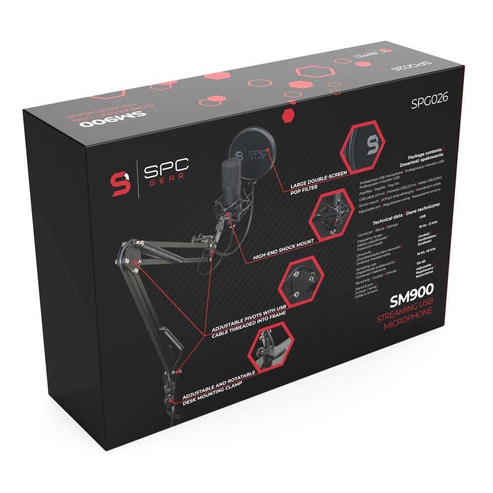 SPC Gear SM900 Streaming USB Microphone SPG026 | Mikrofone | Audio
