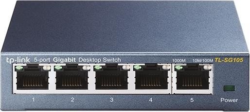 TP-Link TL-SG100 Desktop Gigabit Switch, 5x RJ-45