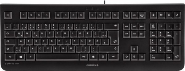 Cherry KC 1000 schwarz, USB, DE