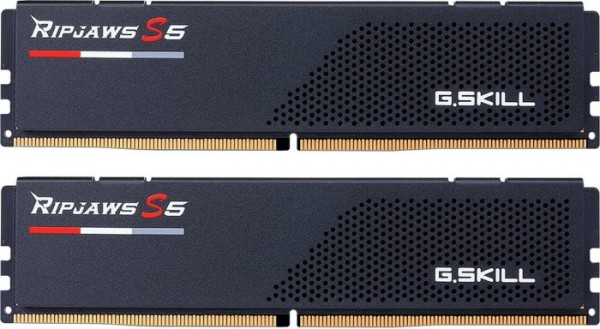 32GB G.Skill Ripjaws S5 schwarz DIMM Kit, DDR5-6000, CL30-40-40-96