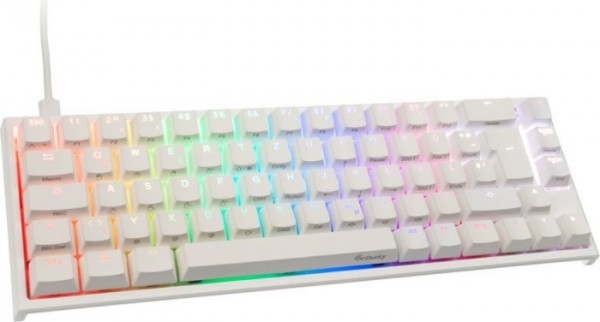 Ducky One 2 SF PBT Pure White, MX SPEED RGB Silver (DKON1967ST-PDEPDWWT1)