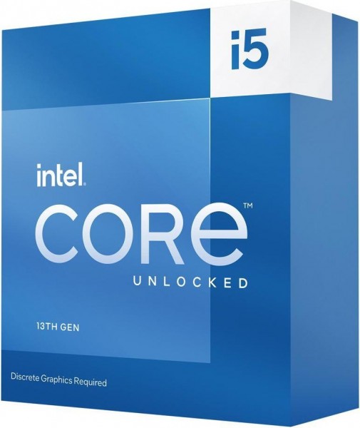 Intel i5 13600KF, 6+8 Kerne 20 Threads, 3,5-5,1Ghz, Boxed BX8071513600KF